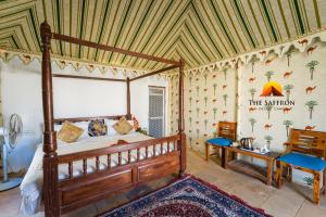 Χώρος καθιστικού στο The Saffron Desert Camp, Jaisalmer