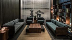 Posezení v ubytování The Nook Hotel Hangzhou - A design hotel, 20 mins to West Lake and Lingyin Temple