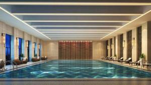 Kolam renang di atau dekat dengan New Century Grand Hotel Xi'an Xizang Building