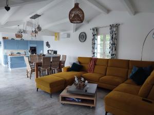 Χώρος καθιστικού στο Maison propice au farniente