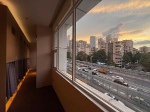 Γενική άποψη της πόλης Γκουανγκζού ή θέα της πόλης από  αυτό το ξενοδοχείο