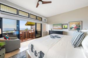 Katil atau katil-katil dalam bilik di Kapalua Ridge Villas 311 · KRV 311 Beautiful Kapalua Villa for W +55 gambar