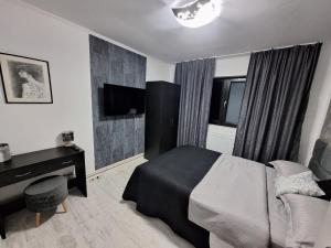 Ένα ή περισσότερα κρεβάτια σε δωμάτιο στο Casa Ranio