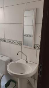 Et badeværelse på Recanto da Helo + 21 billeder