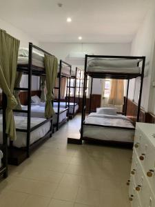 Katil atau katil-katil dalam bilik di Nisa hostel