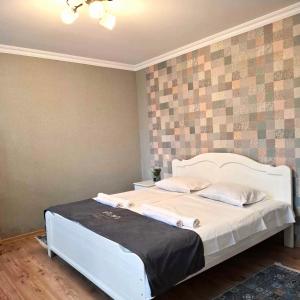 Ένα ή περισσότερα κρεβάτια σε δωμάτιο στο Akidoni