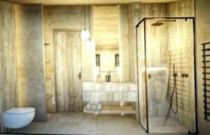 Koupelna v ubytování Chalet Acorn