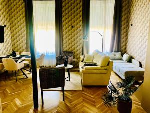 Χώρος καθιστικού στο Brookforest Belvárosi 3 Apartman