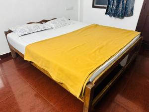 Ένα ή περισσότερα κρεβάτια σε δωμάτιο στο Sky Blue