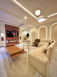 Χώρος καθιστικού στο The Champagne Suite