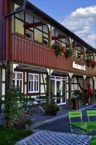 Zahrada ubytování Café im Hof- Bed & Breakfast