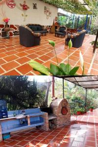 Zahrada ubytování Cabaña pozo azul