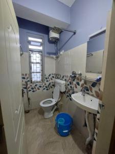 Koupelna v ubytování Hotel Rashak