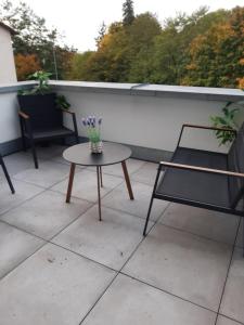 Balkón nebo terasa v ubytování Madlen Apart