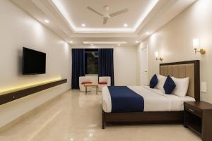 TV a/nebo společenská místnost v ubytování Bailicton Holiday Home at Goa