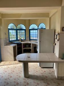 Nhà bếp/bếp nhỏ tại posada villa mercedes