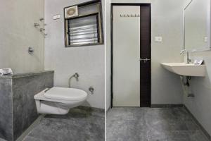 Koupelna v ubytování Collection O Ozar Industrial Estate Formerly Hotel Siddhivinayak Grand