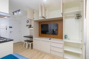 Køkken eller tekøkken på Studio no LOG Centro de Curitiba - LOG0311