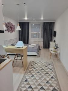 Χώρος καθιστικού στο Yes apart hotel