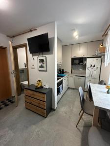 Η κουζίνα ή μικρή κουζίνα στο Apartament Zaciszny Kącik
