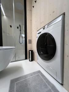 Koupelna v ubytování Stylish tiny house in an urban oasis + 16 fotografií