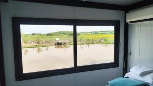 Naturlandskabet i nærheden af luksusteltet