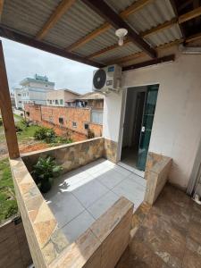 a view from the balcony of a house at Brenda Eduarda in Balneário Camboriú