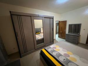 Ένα ή περισσότερα κρεβάτια σε δωμάτιο στο Appartement 2 chambres