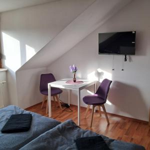 Televisyen dan/atau pusat hiburan di Apartment Weitblick