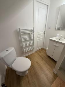 Koupelna v ubytování Le petit cocon