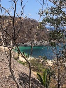 a view of a beach and a body of water at Flor de Arena in Arroyo Cruz +6 photos