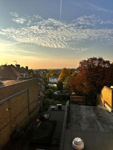 a view from the roof of a building at Sky High Apartment in Streatham in London