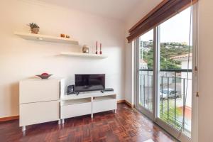 Μια τηλεόραση ή/και κέντρο ψυχαγωγίας στο Apartamento Vieira by Mth