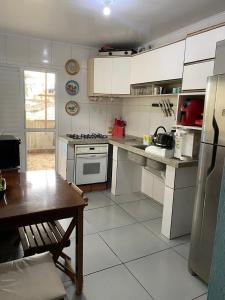 Η κουζίνα ή μικρή κουζίνα στο Casa de praia