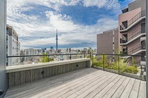 Μπαλκόνι ή βεράντα στο Apartment Hotel 11 Asakusa 2