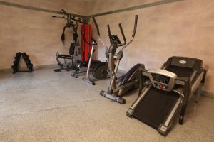 Fitness centrum a/nebo fitness zařízení v ubytování Mayapuri Amira