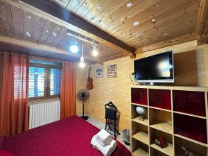 TV a/nebo společenská místnost v ubytování Casa Fania