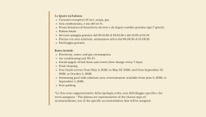 een screenshot van een pagina van een document bij Residence in Capoliveri just 200 mt from the beach in Capoliveri