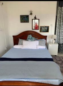 Postel nebo postele na pokoji v ubytování Primrose hill apartment