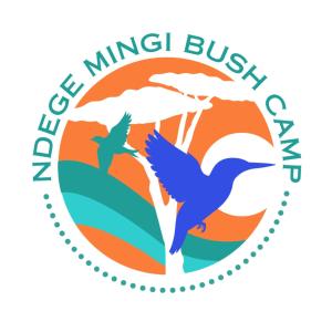 two birds flying over the ocean and the words of the music festival at Ndege Mingi Bush Camp - Laikipia in Nanyuki