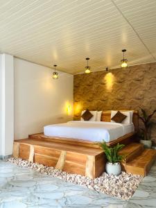 Ένα ή περισσότερα κρεβάτια σε δωμάτιο στο The Bliss Ella