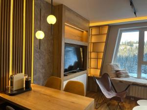 TV a/nebo společenská místnost v ubytování Apartman A1 6 Aparthotel Vucko Jahorina privatni apartman