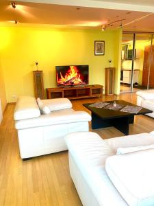 Χώρος καθιστικού στο Big apartment for 2