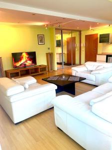 Χώρος καθιστικού στο Big apartment for 2
