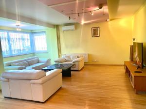 Χώρος καθιστικού στο Big apartment for 2