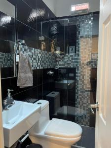 Koupelna v ubytování Casa Florez