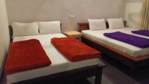 Postel nebo postele na pokoji v ubytování Moonlight Meadows