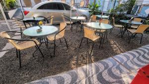 Restaurace v ubytování Hotel Pousada Iracemar - Piscina Aquecida