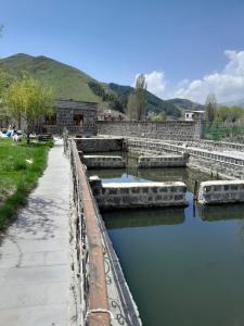 a group of water channels in a river at Огород in Atʼarbekyan