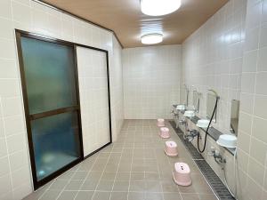 Koupelna v ubytování Bar&Lodge Duck